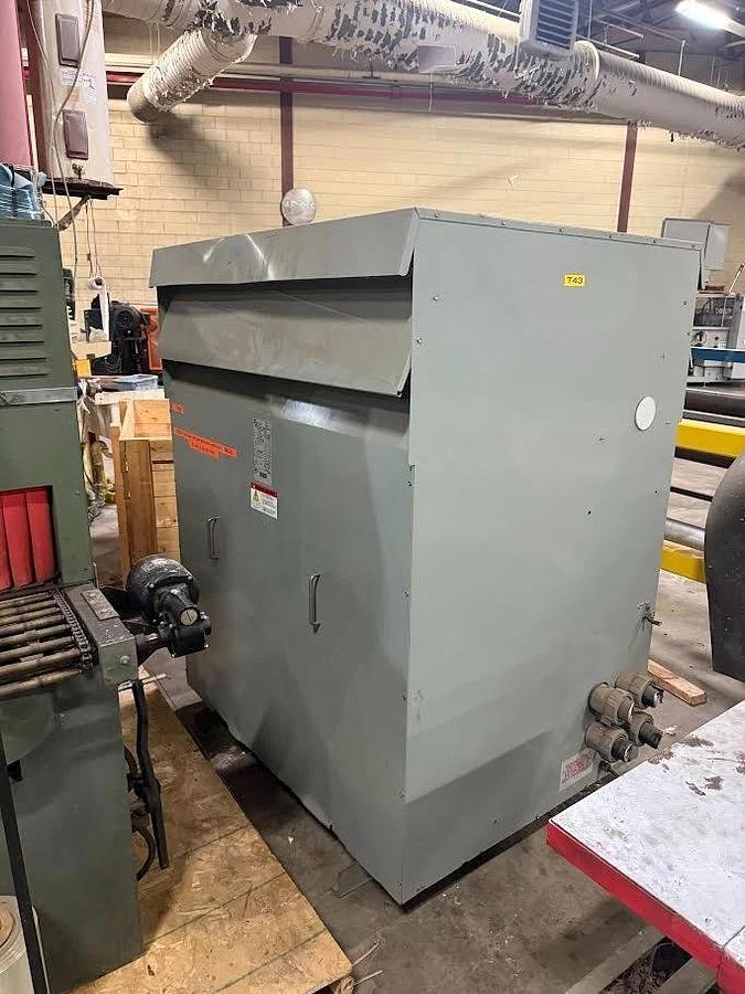 Used 750 KVA HAMMOND POWER SOLUTIONS NMVK750SJC DRY TYPE TRANSFORMER 4160 - 460