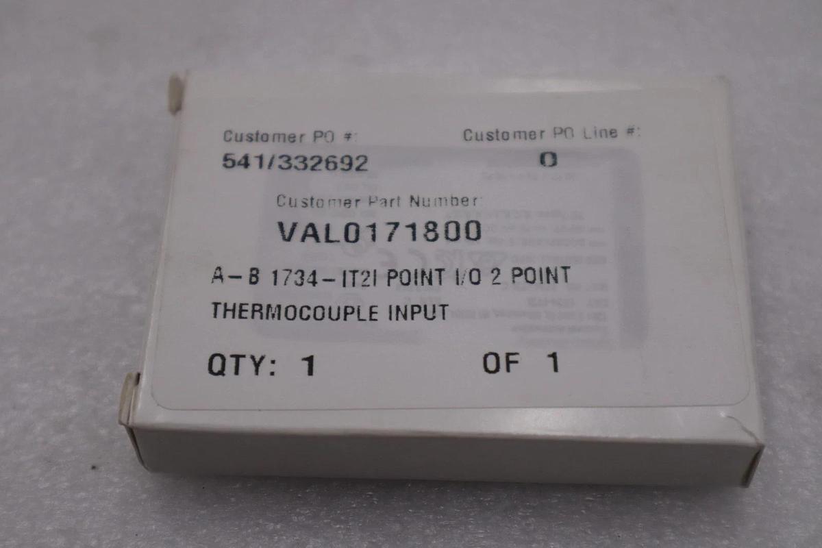 Used NEW ALLEN BRADLEY AB 1734-IT2I SER C POINT I/O 2 Point Input Module STOCK H1674A