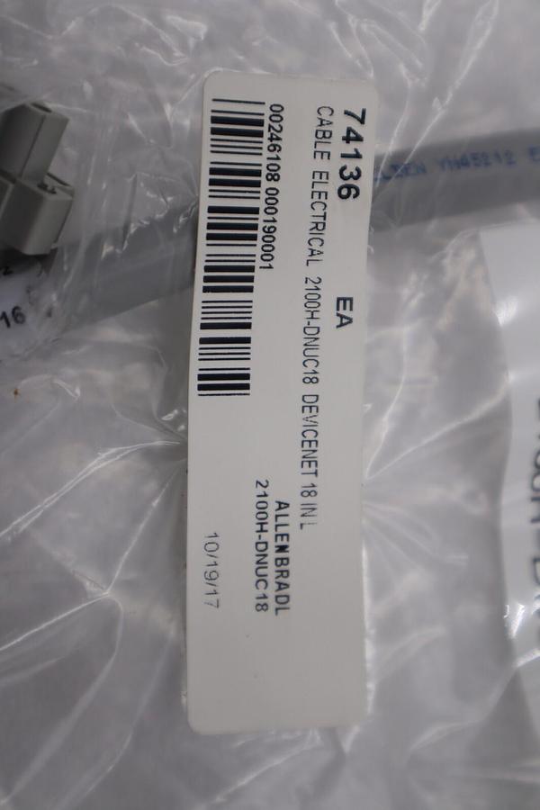 Used NEW ALLEN BRADLEY 40122-950-02 CABLE CONNECTOR 5POSITION 18IN LENGTH #G661