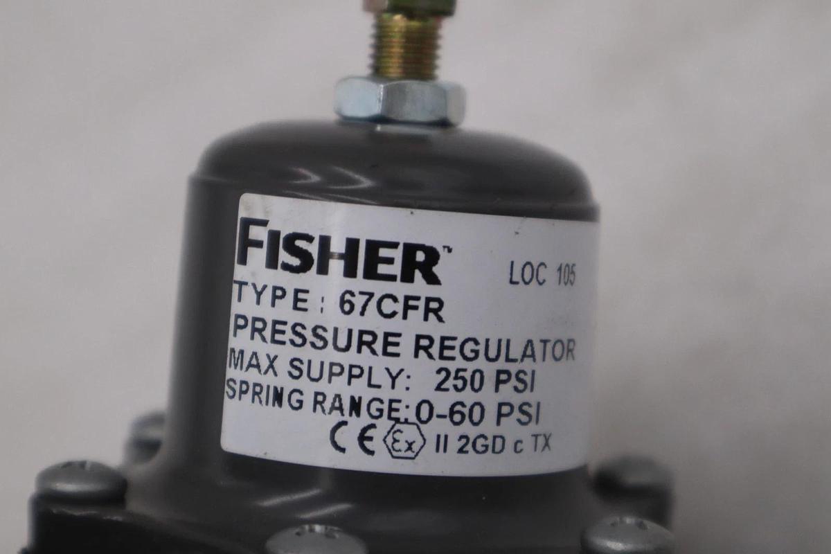 Used Fisher 67CFR Instrument Air Pressure Regulator 0-125 PSI - STOCK GF295A