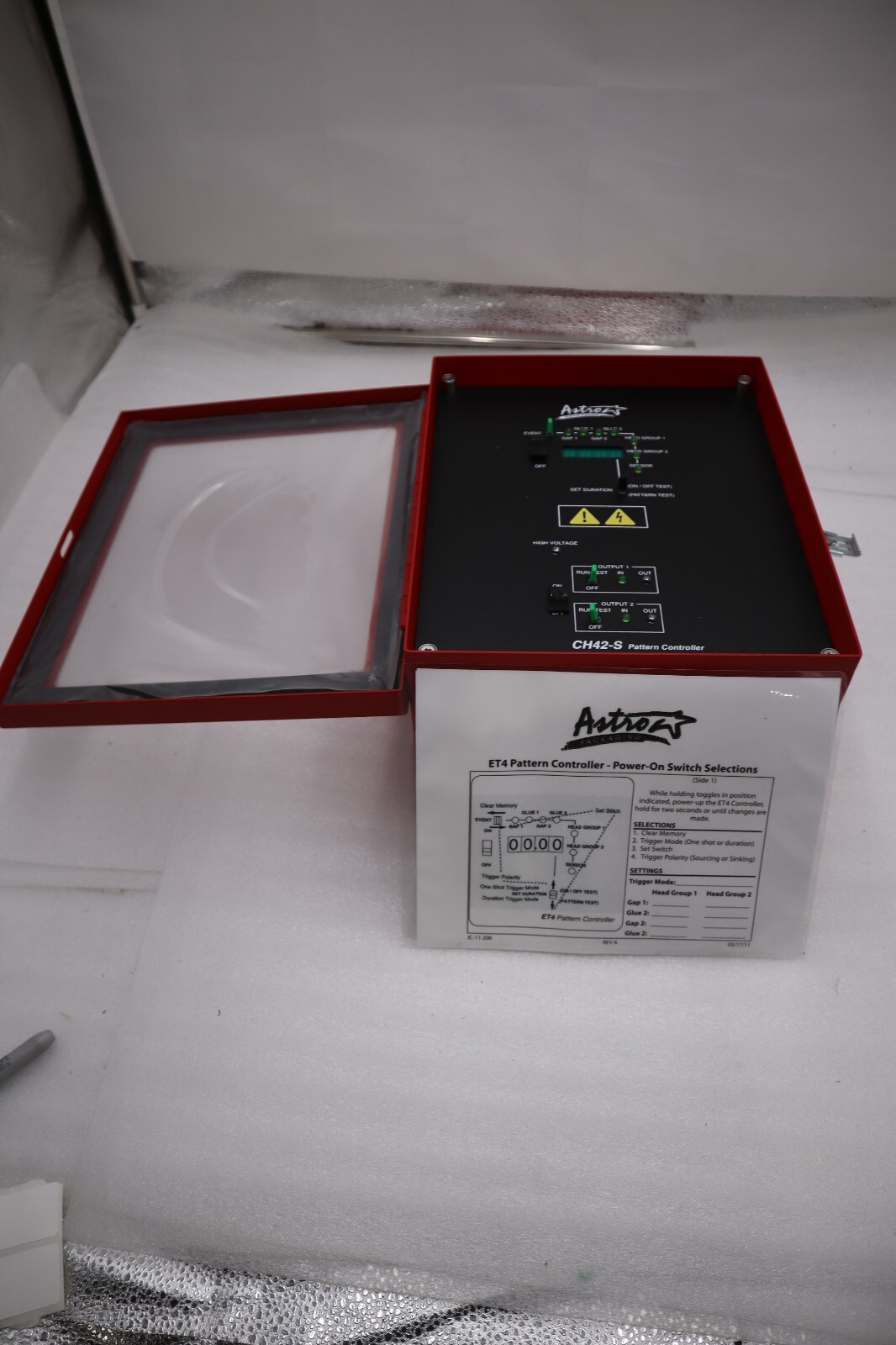 Used Astro Packaging CH42-S 240V Pattern Controller 77217 NEW UNIT STOCK H398