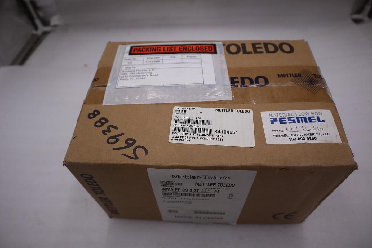 Used Mettler Toledo Flexmount WMA FF CS 2.2T w/ 0745A Load Cell NEW STOCK #G502