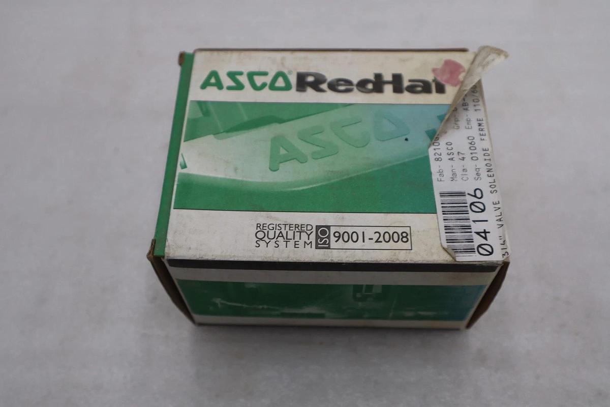 Used ASCO Solenoid 8210G003  3/4"  24VDC NEW STK GF875