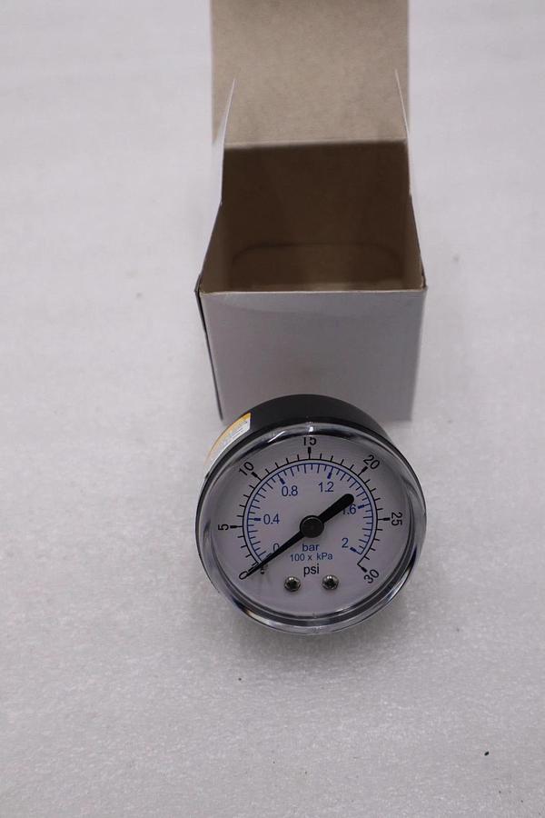 LOT OF 7 - WORK SMART WS-PE-GAGE-31 30PSI 2" STOCK H1273