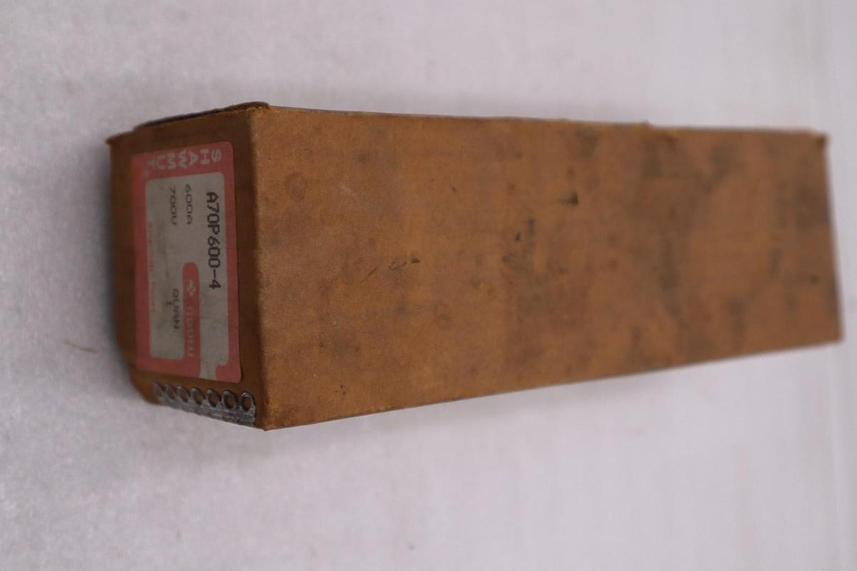 Used NEW OPEN BOX FERRAZ SHAWMUT A70P600-4 FUSE STK GF848
