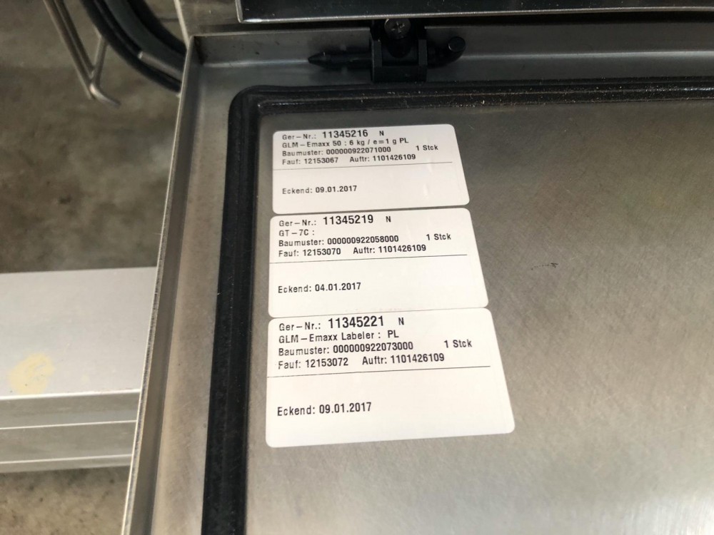 Used Bizerba weigh price labeller