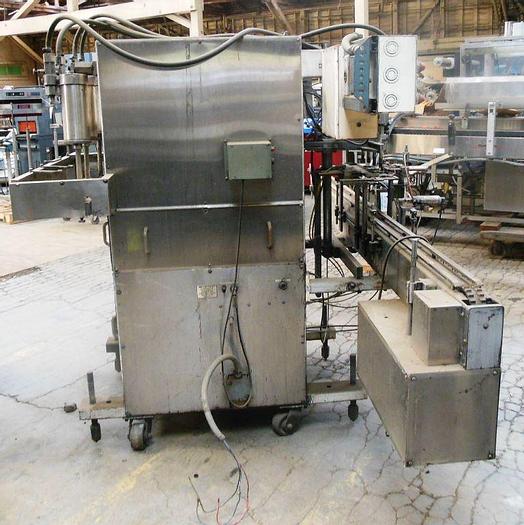 Used Filler, Piston, 4-Head, Filamatic, Mdl CVM300, 1 Ltr, S/st #S732732