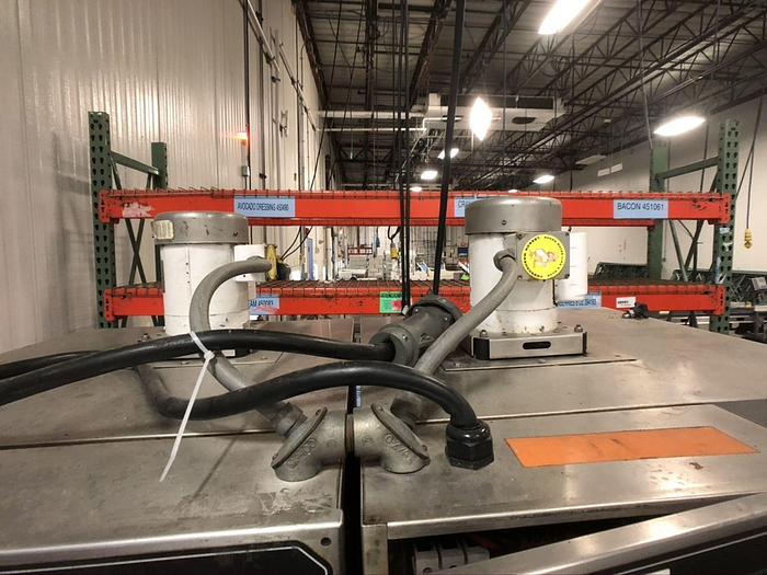 Used SHANKLIN MODEL T-62 S/S STAINLESS STEEL TWO ZONE HEAT TUNNEL