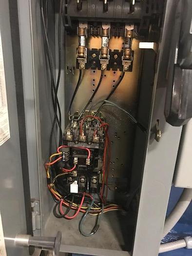 Used 62" BECK SINGLE ROTARY KNIFE SHEETER W/ OUTPUT CONVEYOR