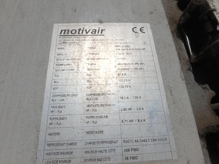 Used Motivair MPC-A 6000 Chiller