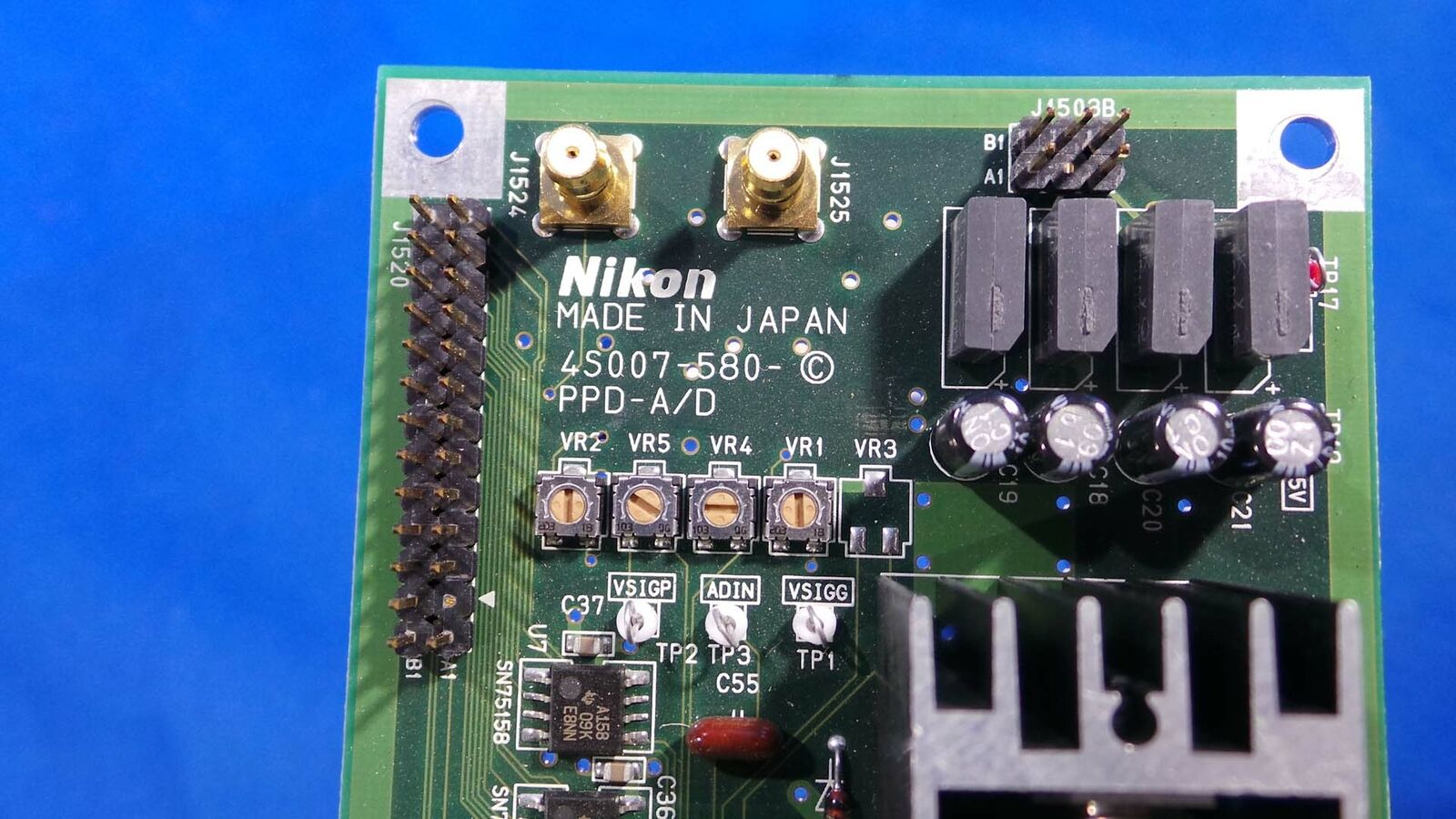 Used Nikon 4S007-580-C Board, 4S07-580-C PPD-A/D With Board 4S007-598-A / NSR-S204B Step-and-Repeat /