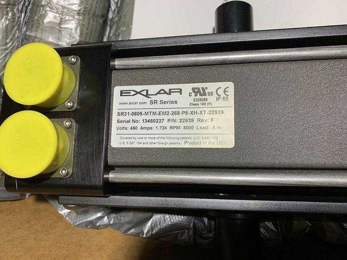 EXLAR SR Series SR31-0605-MTM-EM2-268-P5-XH-XT-22939 Linear Actuator