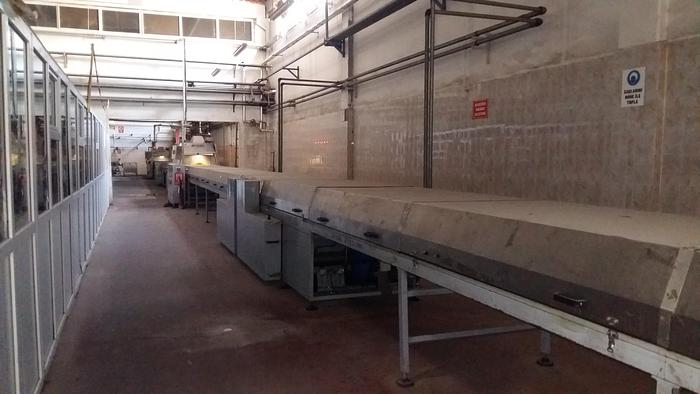 Used (2) 1m wide Chocolate Enrobing Lines