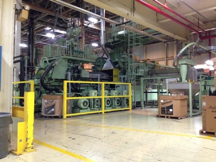 Used 2 - MITSUBISHI MODEL 4500MM3-740 4500 TON INJECTION MOLDERS 4500MM3-740