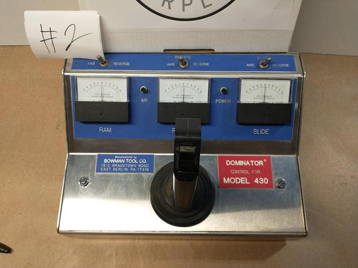 Used BOWMAN BTM dominator manual servo motor control for modal 430 #2 GH119