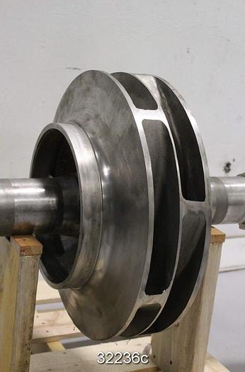 Used Goulds 3415 14x16x22H Pump Rotating Assembly #32236