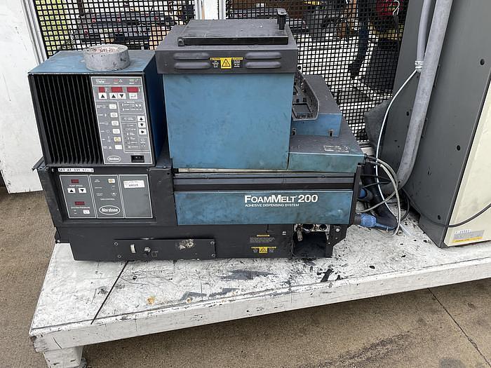 Used 2008 FANUC M10iA DUAL ARM ROBOTIC FOAM CELL WITH A/B SIDED INDEX TABE/ COULD CONVERT TO WELD CELL