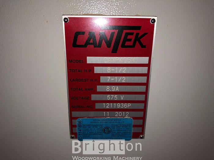 Used 2012 Cantek CANP405M Used Sliding Table Saw