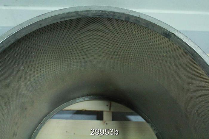 Used Bird 14 Inner Pressure Screen Basket with 0.062" Holes #29953