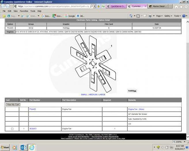 Used 355 kW 2000 Cummins KTA19G4 Diesel Generator