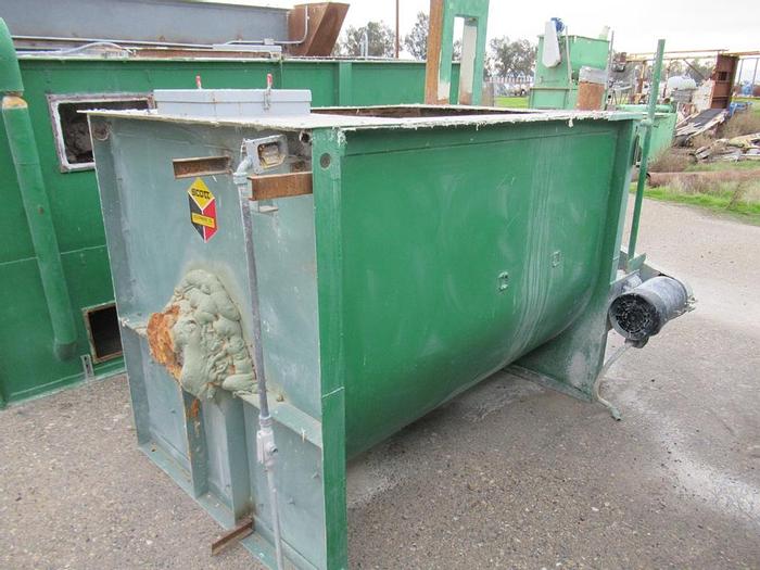 Used Mixer, Ribbon, 75 CF, C/St, Scott, Hopper, Dust Collector, #S741694