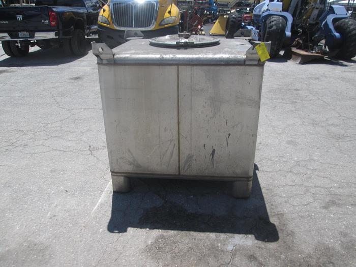 Used 350 Gallon Stainless Steel Liquid Storage Tank