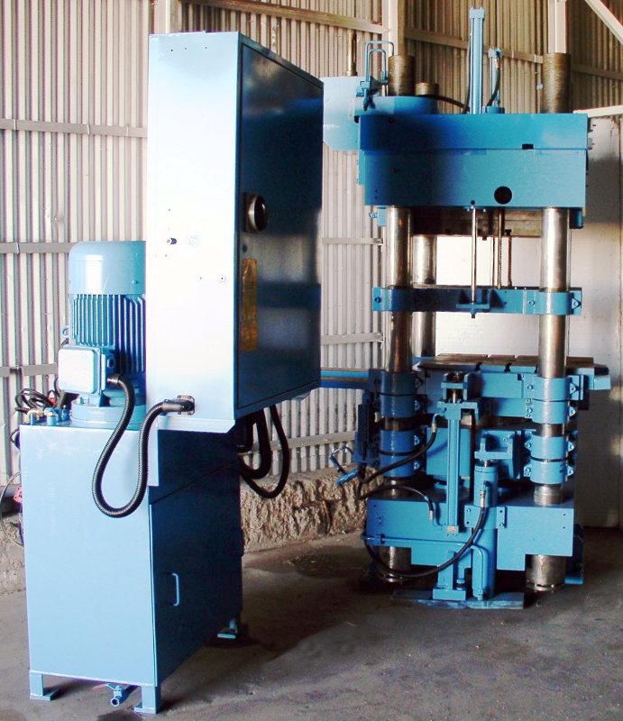 Used 500 Ton Rutil Model RS SX 2000/250 AF 4-Post Injection Molding Press, #3613