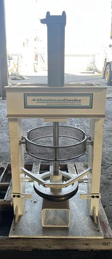 Used 5 GALLON MOREHOUSE COWLES TRIPLE SHAFT VACUUM MIXER - VISCOMAX 3V-5-5-3X - S/S - VACUUM - JACKETED