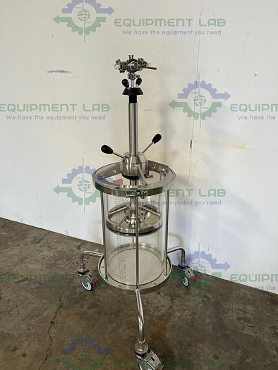 Used Cytiva / GE / Pharmacia BPG 300/500 Chromatography Column 35L w/ 4 - Way Valve