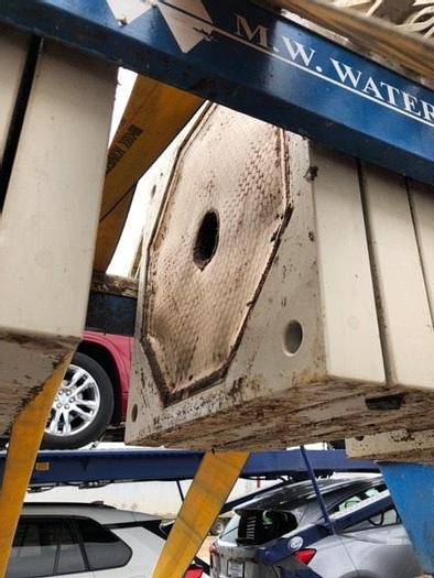 Used 2.5 CU. FT. MW WATERMARK FILTER PRESS – MANUAL – 470 MM – C.G.R. (#9429)