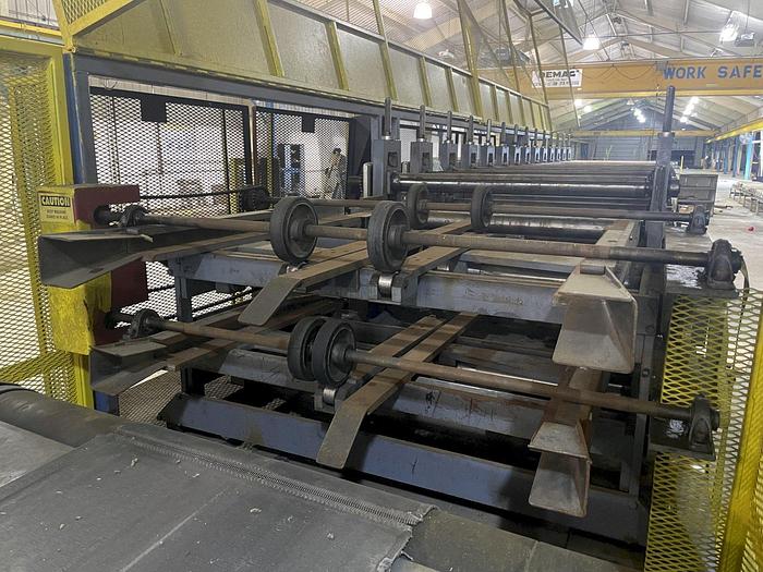 Used Bradbury "DOUBLE HIGH" & RAFTED ROLLFORMING LINE for AG Panel