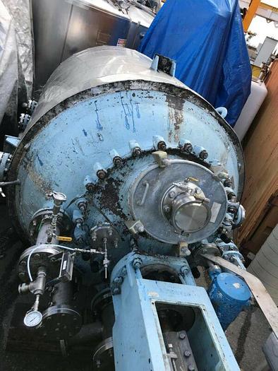 Used Pfaudler 1000 Gallon Glass Lined Jacketed Reactor 100 PSI / FV Internal & Jacket