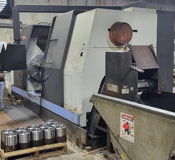 Used 2007 DOOSAN Puma 700M CNC Turning Center with Live Tooling