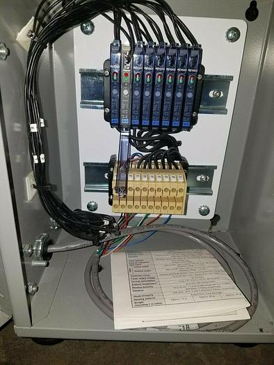 Used Keyence Amplifier Photoelectric Sensor Rack Pass Through Feed Control