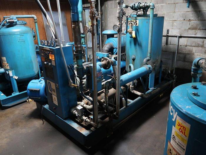 Used QUINCY QSI-740 150 HP ROTARY SCREW AIR COMPRESSOR