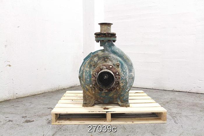 Used Goulds 3175 Goulds 3175, 4X6X18, 5-Vane Impeller, 16.12" Impeller Diameter, Stainless Steel Impeller, Stainless Steel Casing, Stainless Steel Stuffing Box, Stainless Steel Suction Side Plate, Packing. #27039