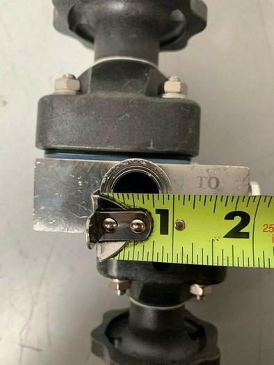 Used ITT Pure-Flo .75-316L-RA20MAX Diaphragm Valve, 2 Valves w/ 3/4" Sanitary Fitting