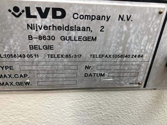 Usato PIEGATRICE LVD IDRAULICA 3000X 100