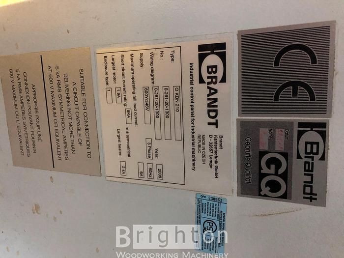 Used 2008 Homag  Brandt KDN 210 used edgebander