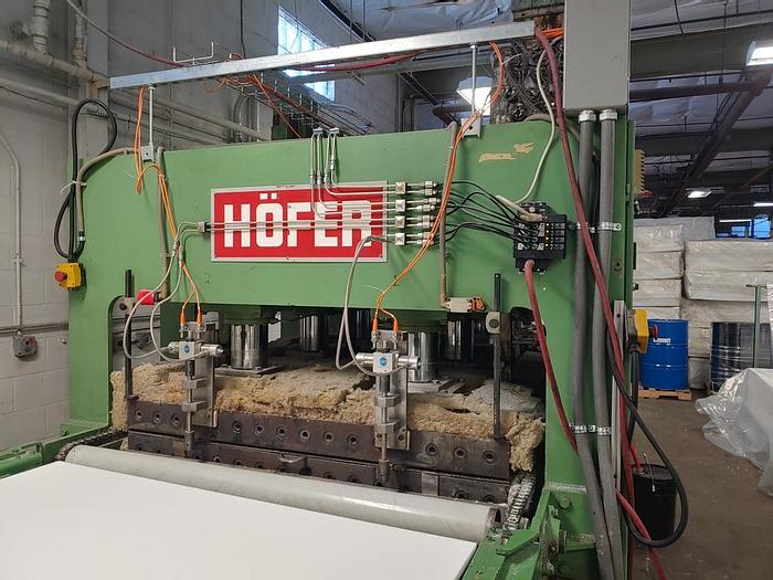 Used 500 TON HOFER FOAM COMPRESSION PRESS – MODEL HKP 500 (#9437)