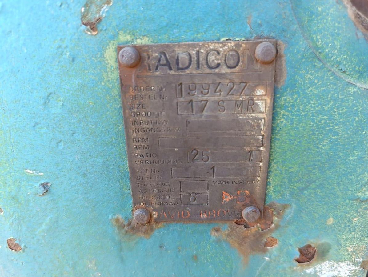 Used RADICON GEARBOX