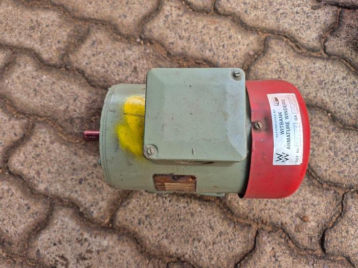 Used 0.75KW 3-PHASE ELECTRIC MOTOR