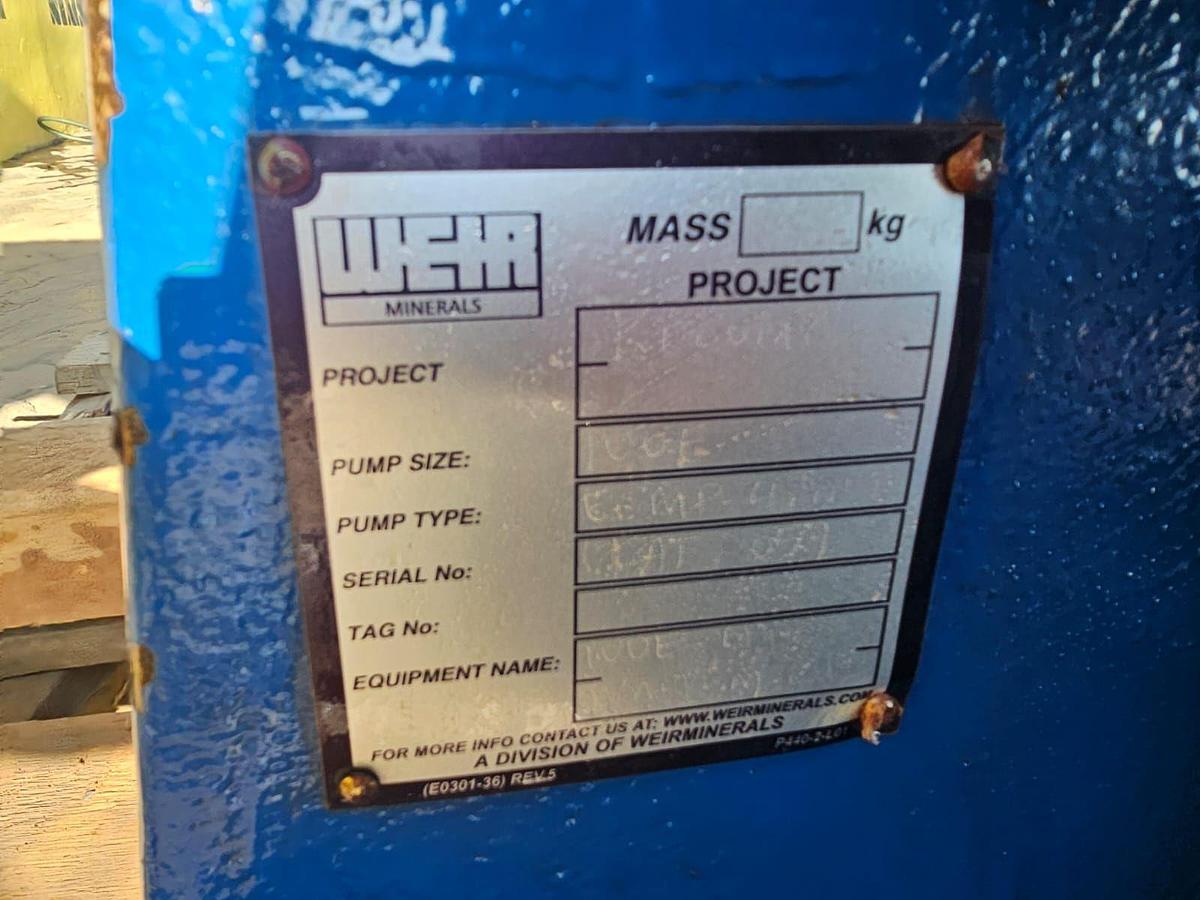 Used NEW WARMAN 6/4 PUMP