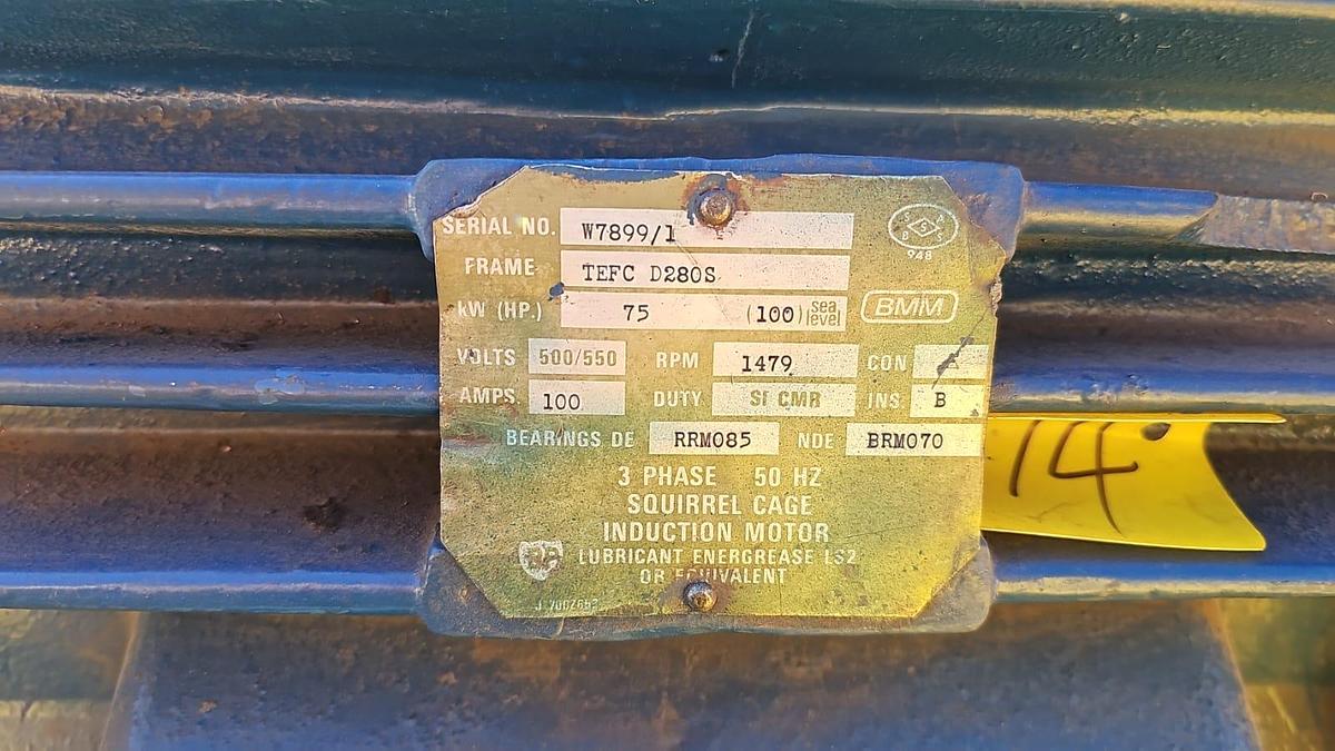 Used 64:1 75KW POWER PACK FANCRAFT GEARBOX (USED)