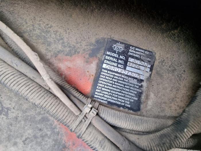 Used SANDVIK EJC 533 UNDERGROUND DUMPER (RUNNER)