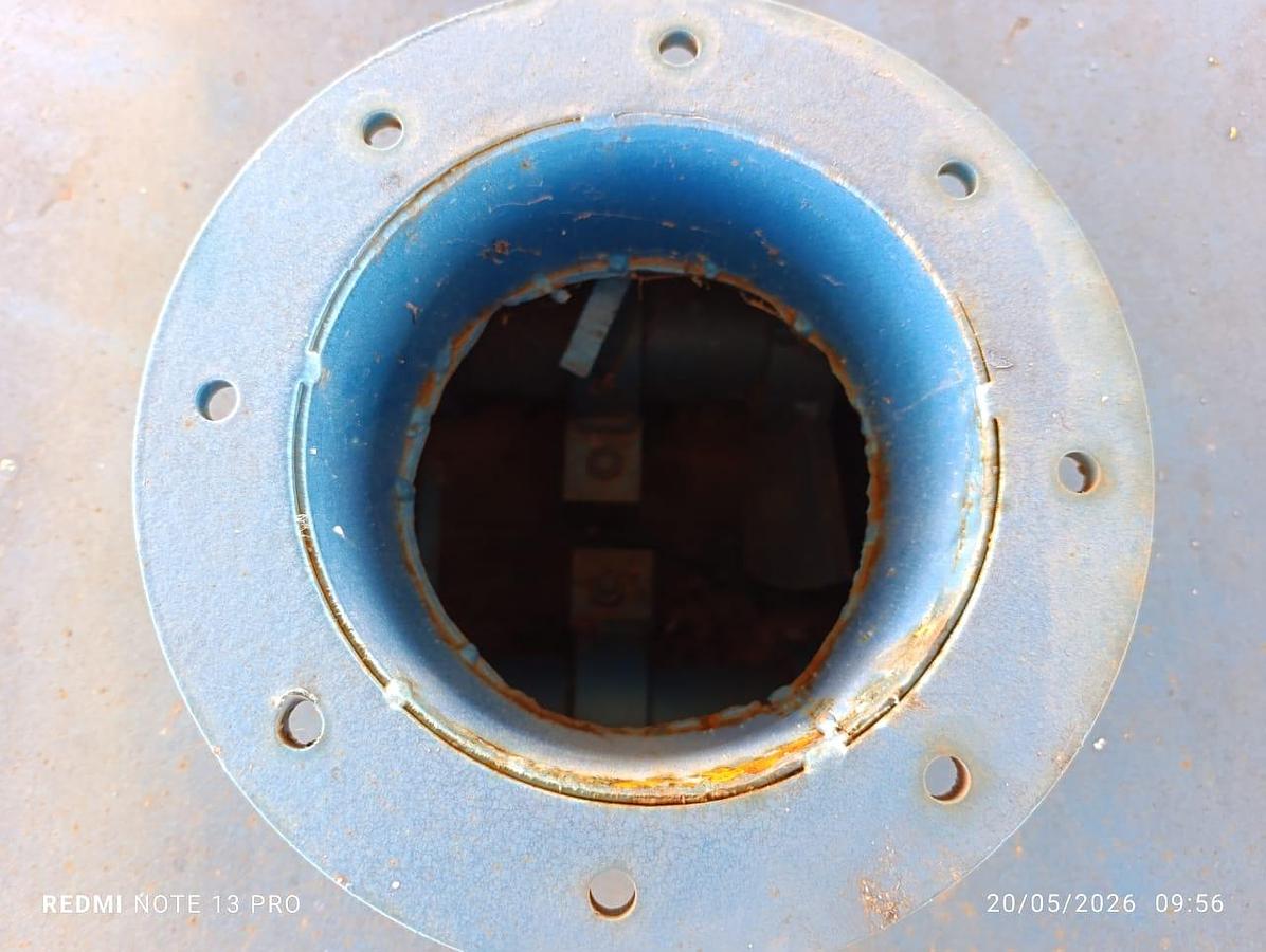 Used HORIZONTAL DOUBLE SHAFT MIXER WITH 7.5KW ELECTRIC MOTOR