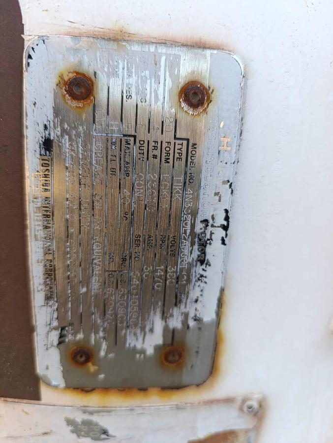 Used INDUSTRIAL FAN 20KW