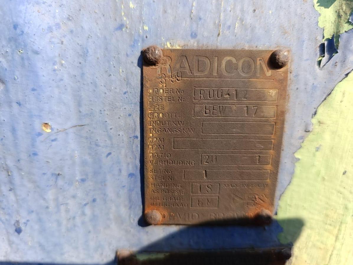 Used RADICON GEARBOX