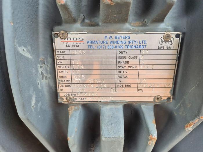 Used URAS 3-PHASE 11KW VIBRATING MOTOR