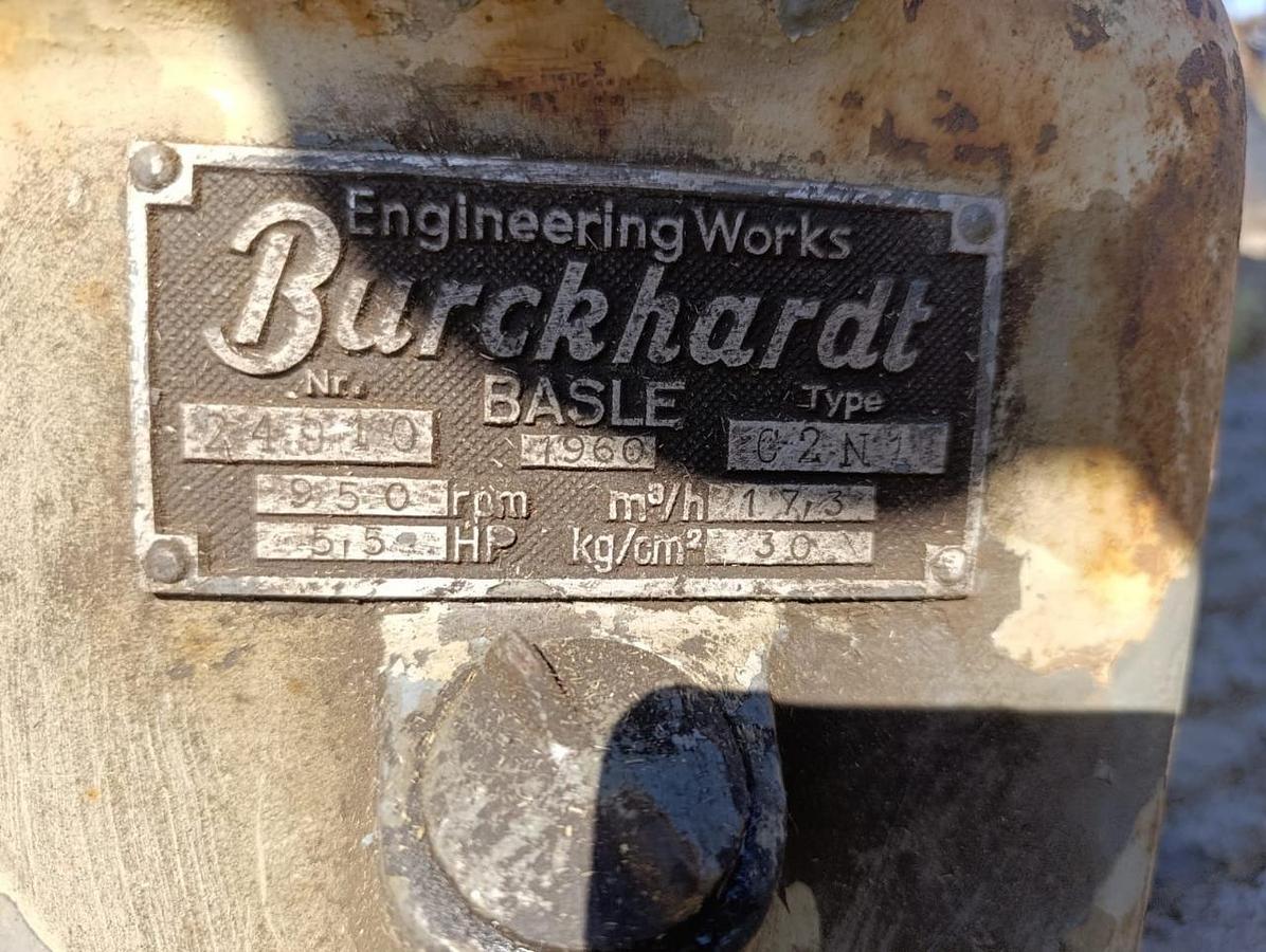 Used BURCKHARDT HP COMPRESSORS - USED CONDITION
